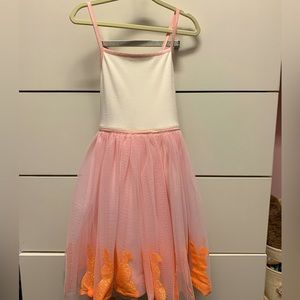 Girl's Zunie Bunny Boarder Glitter Sundress